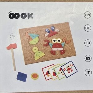 Toy Hammer and Nails Game is a Montessori Toy TOOKYLAND Fine Motor Toys,